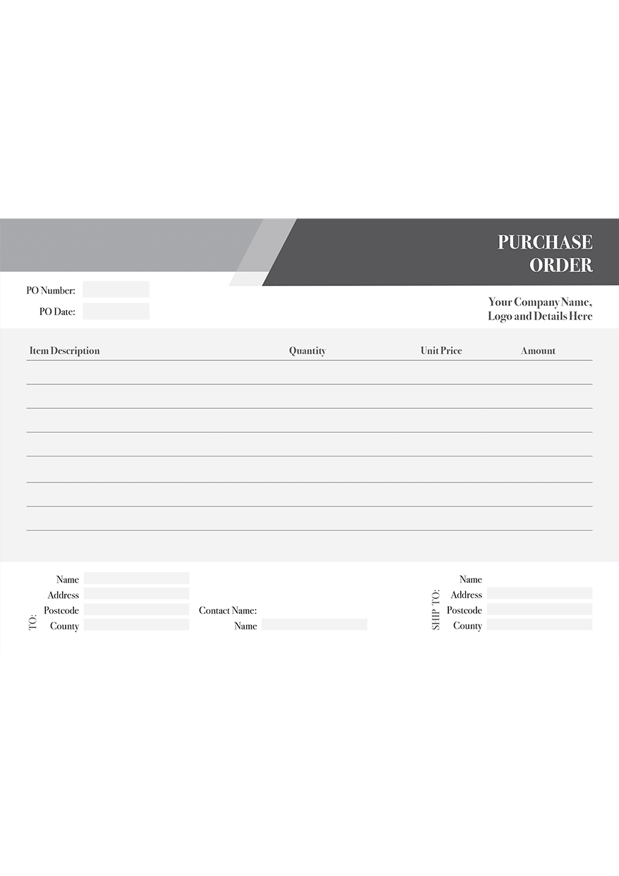 A4 NCR Purchase Order Form 4